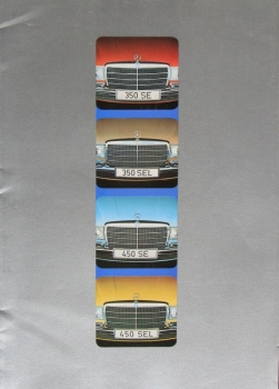 Mercedes-Benz 350 SE 450 SEL Modelprogram 1976 Carbrochure (7908)